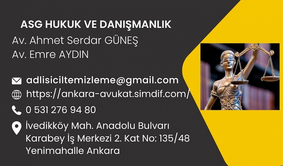 Adlı sicil kaydı sildirme